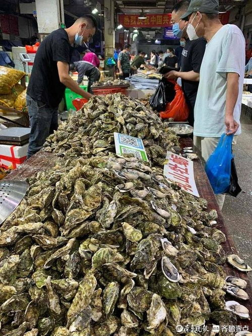 節日里的海鮮市場,濟南海鮮市場水產品供應充足購銷兩旺